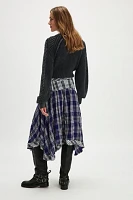 Whitestone Plaid Midi Skirt