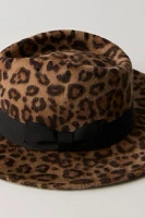 Carmen Leopard Brim Hat