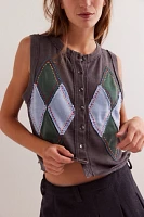 We The Free Argyle Craft Vest