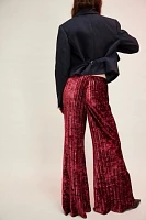 Star Sign Velvet Pants