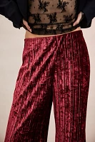 Star Sign Velvet Pants