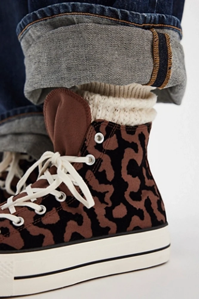 Chuck Taylor All Star Lift Leopard Remix Sneakers