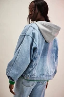 We The Free Iggy Hooded Denim Jacket