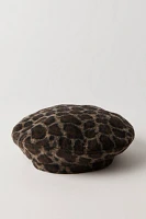 Penny Leopard Beret