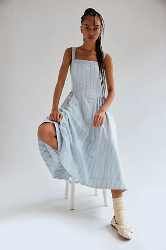 Sammi Yarn Dye Midi Dress