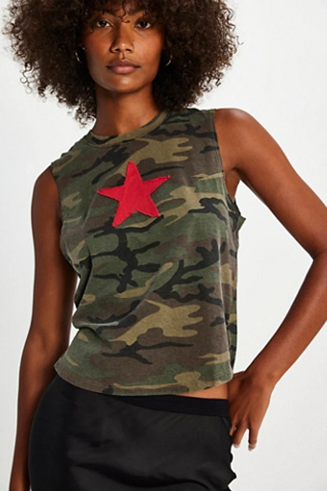 Camo Star Tank