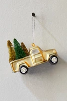 Pick Up Truck With Trees Ornament