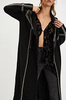 Understated Leather Moto Robe