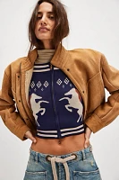 Understated Leather Horse Girl Cardigan