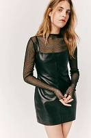 Understated Leather Harley Mini Dress