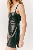 Understated Leather Harley Mini Dress