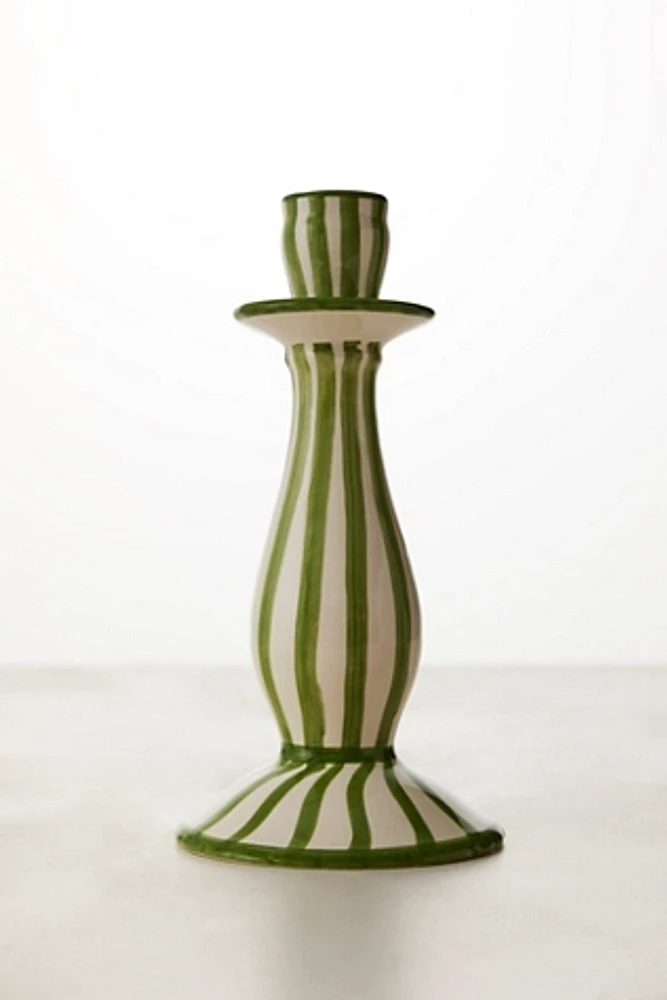 Striped Candle Holder