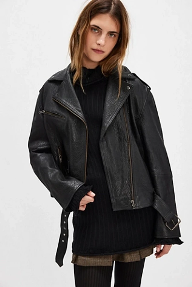 Understated Leather Perfect Moto Jacket