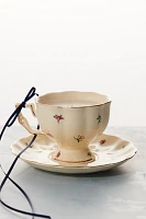 Teacup Candle With Saucer