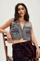 OneTeaspoon Cropped Utility Vest