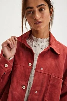 We The Free Opal Swing Suede Jacket