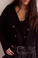 We The Free Sadie Crop Sweater Blazer