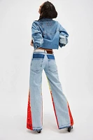 KSENIASCHNAIDER Flame Reworked Jeans