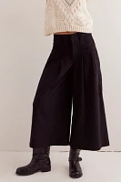 We The Free Eva Vegan Suede Cropped Trousers