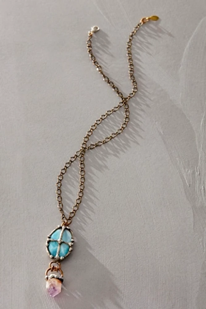 Mikal Winn Larimar Necklace