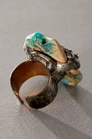 Mikal Winn Carved Labradorite Ring