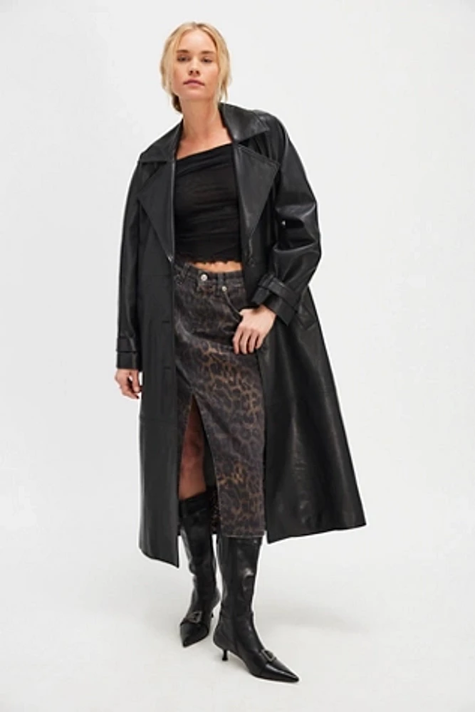 The Ragged Priest Dark Leopard Skirt