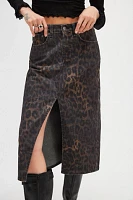 The Ragged Priest Dark Leopard Skirt