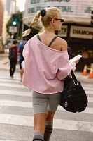 For The Win Off Shoulder Sweatshirt