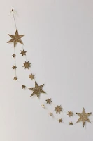 Eco Glitter Star Garland