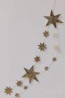 Eco Glitter Star Garland