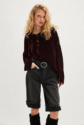 CP Shades Lissa Velvet Pullover Shirt