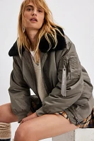 We The Free Aviator Bomber Jacket