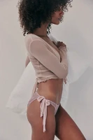 Only Hearts x Intimately Coucou Heart Side Tie Bikini Briefs