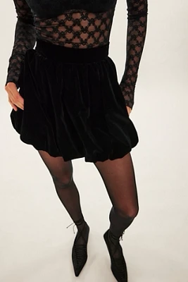 Zemeta Night Balloon Velvet Skirt