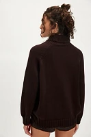 DONNI. The Cotton Cashmere Turtleneck Sweater