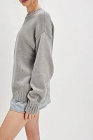 DONNI. The Cotton Cashmere Crewneck Sweater