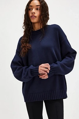 DONNI. The Cotton Cashmere Crewneck Sweater