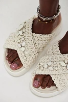 Cleo Woven Platform Sandals