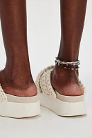 Cleo Woven Platform Sandals