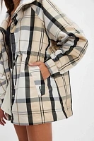 Barbour Suri Checked Showerproof Jacket