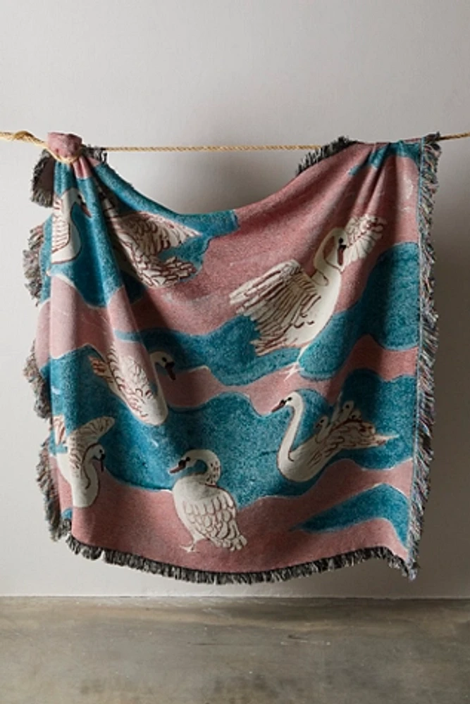 Peaceful Swans Blanket