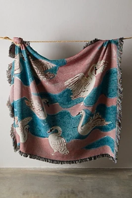 Peaceful Swans Blanket