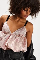 For Love & Lemons Solstice Shimmer Top