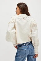 For Love & Lemons Adelie Embroidered Top