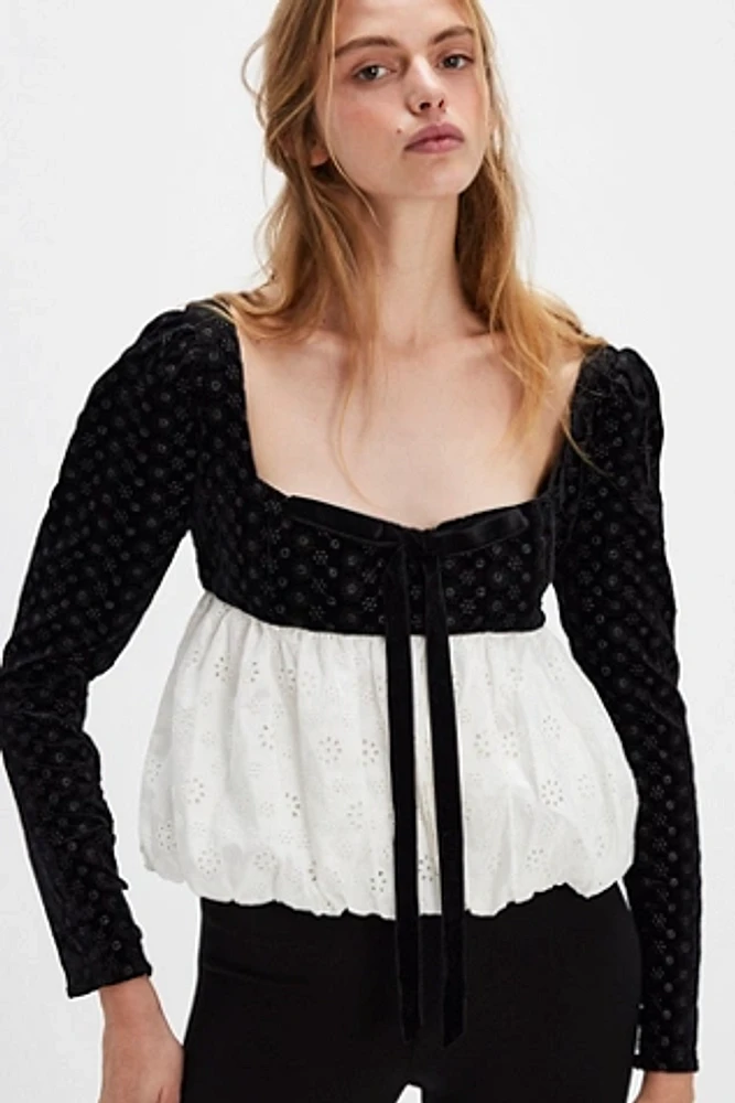 For Love & Lemons Elisa Long-Sleeve Top