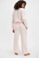 LoveShackFancy Lillia Embellished Sweatpants