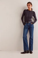 CRVY Starlight Straight-Leg Jeans