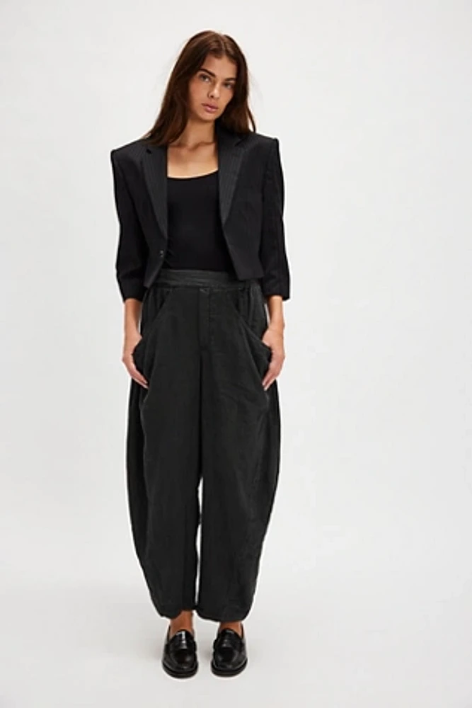 High Road Solid Pull-On Barrel Pants