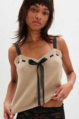 For Love & Lemons Solana Knit Tank Top