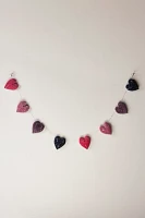 Embellished Velvet Heart Garland